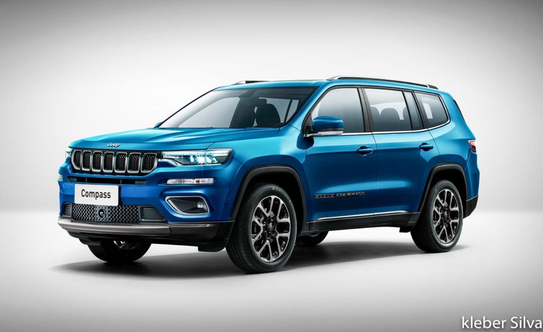 Jeep Compass 7 seater Rendering