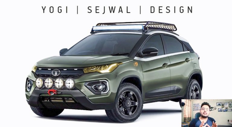टाटा नेक्सन (Tata Nexon) को हार्डकोर ऑफ-रोडर का लुक दिया गया इस Rendering में – विडीओ