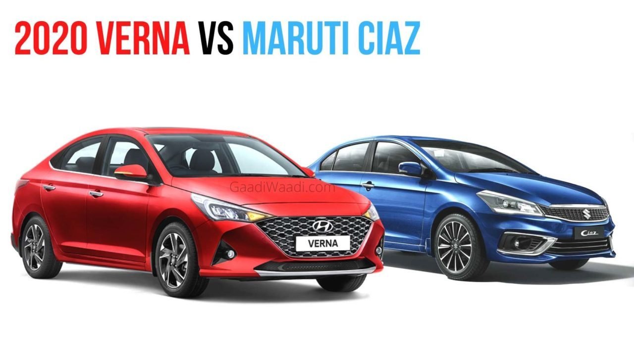 2020 Hyundai verna vs ciaz