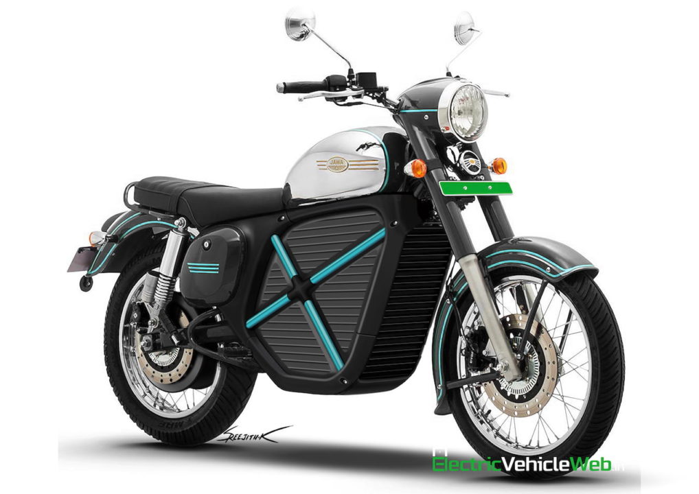 Jawa Electric Motorcycle Rendering1