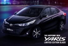 Toyota Yaris Limited Black Edition भारत में जल्द होगी लॉन्च Toyota yaris limited black edition3