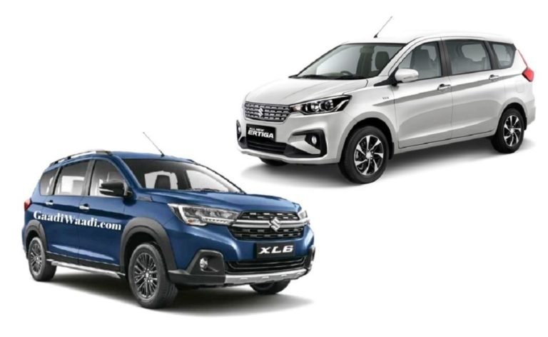 अक्टूबर 2020 में Maruti Ertiga और XL6 की 10,239 यूनिट की हुई बिक्री अक्टूबर 2020 में Maruti Ertiga और XL6 की 10,239 यूनिट की हुई बिक्री