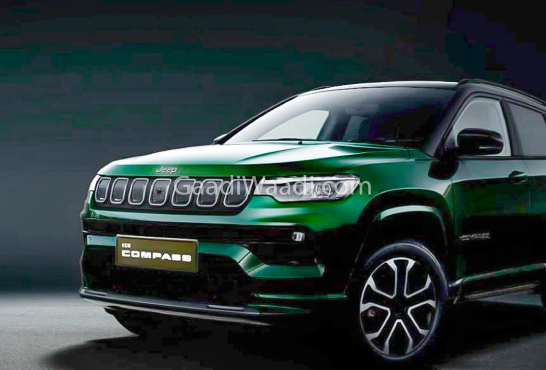 Jeep Compass Facelift Teased