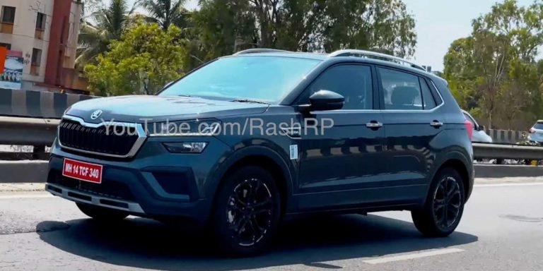 Skoda Kushaq SUV लॉन्च से पहले बिना कवर के आई नज़र