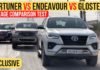 Toyota Fortuner vs MG Gloster vs Ford Endeavour