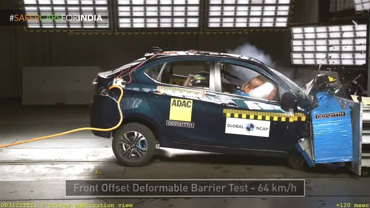 tata tigor gncap crash test