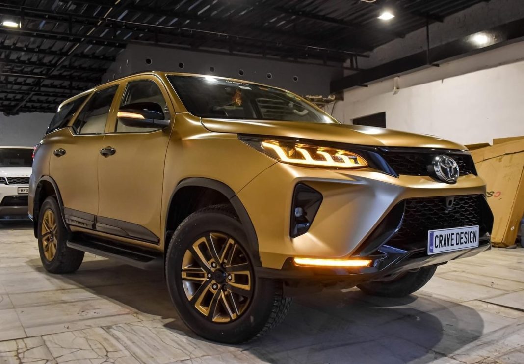 toyota fortuner modified to legender1