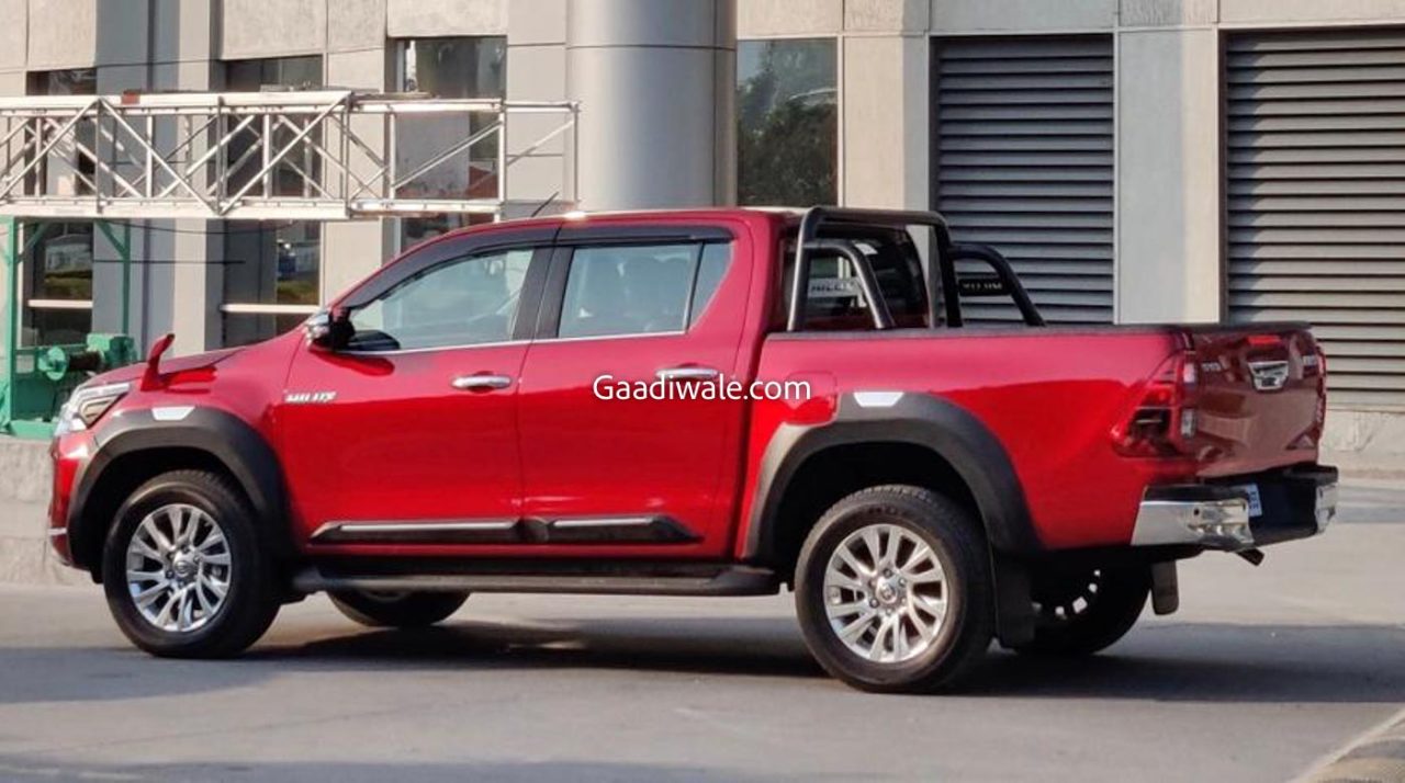 toyota hilux spooted during TVC shoot