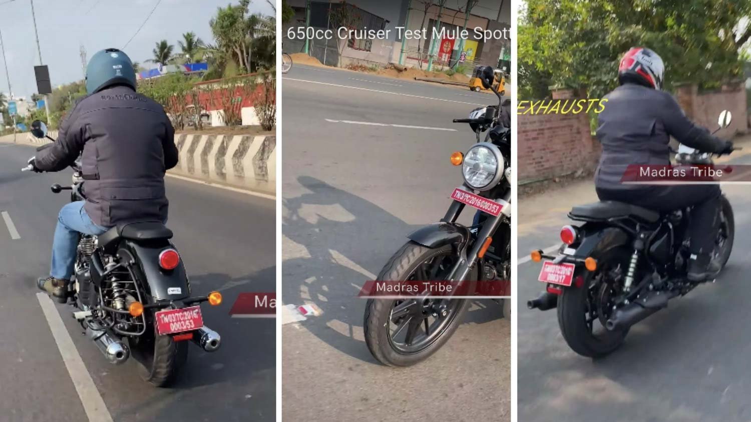 रॉयल एनफील्ड 650 क्रूजर और मीटिओर 650 टेस्टिंग के दौरान आई नजर