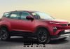 tata harrier facelift rendering