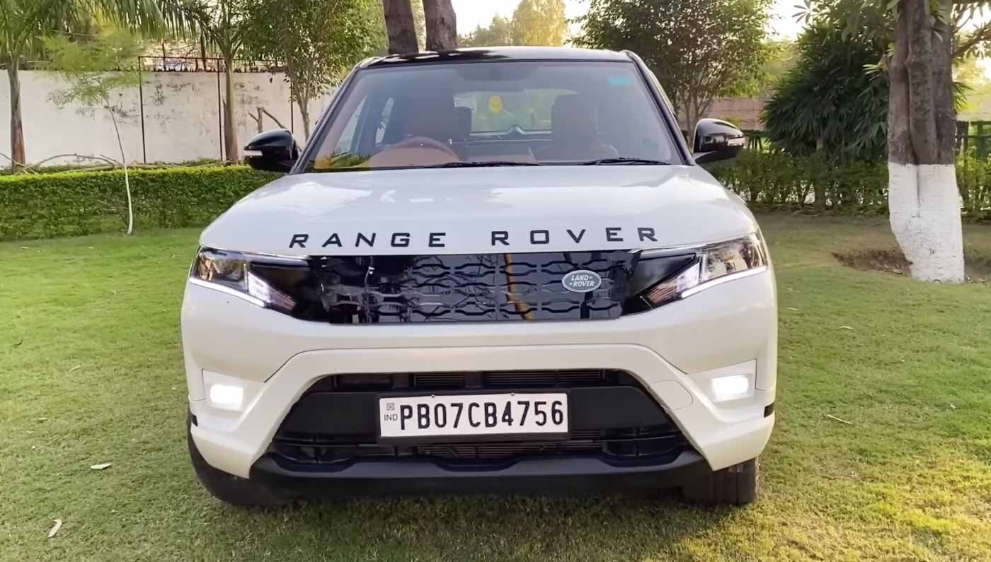 मारुति सुजुकी ब्रेजा को मॉडिफाई करके बना दिया रेंज रोवर, दिखती है शानदार