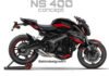 bajaj Ns400 rendering