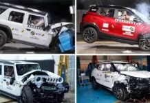 महिंद्रा थार रॉक्स, XUV 3XO और XUV 400 को भारत NCAP में मिली 5-स्टार रेटिंग mahindra-SUV-crash-test.jpg