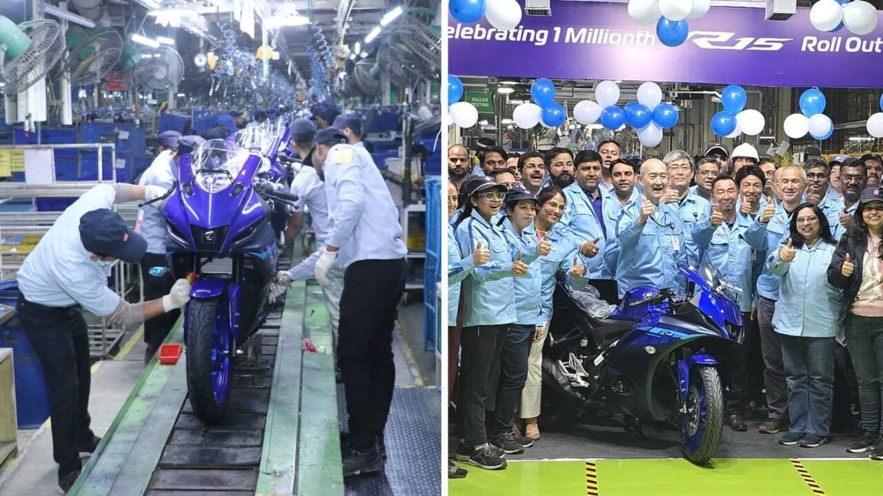 yamaha r15 10 lakh production