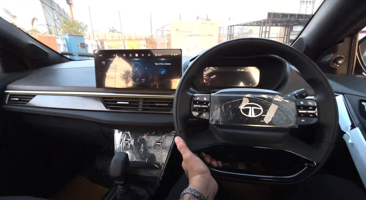 Tata Curvv dark edition interior
