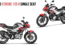 Hero Xtreme 125R Single seat
