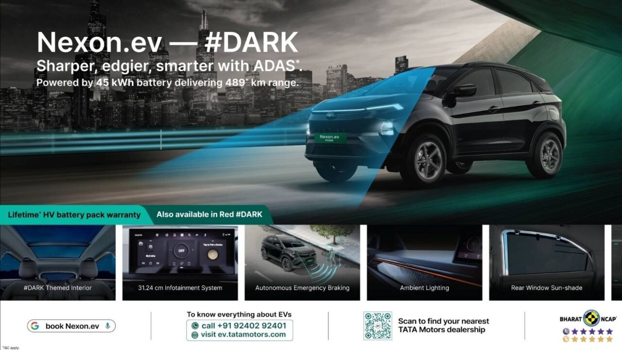 tata nexon EV Dark