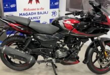 LED हेडलाइट के साथ अपडेट हुई Bajaj Pulsar 220F, कीमत 8,000 रुपये बढ़ी 2026 pulsar 220F