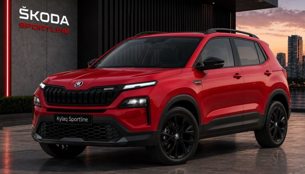 Skoda-Kylaq-Sportline-Rendered Skoda-Kylaq-Sportline-Rendered