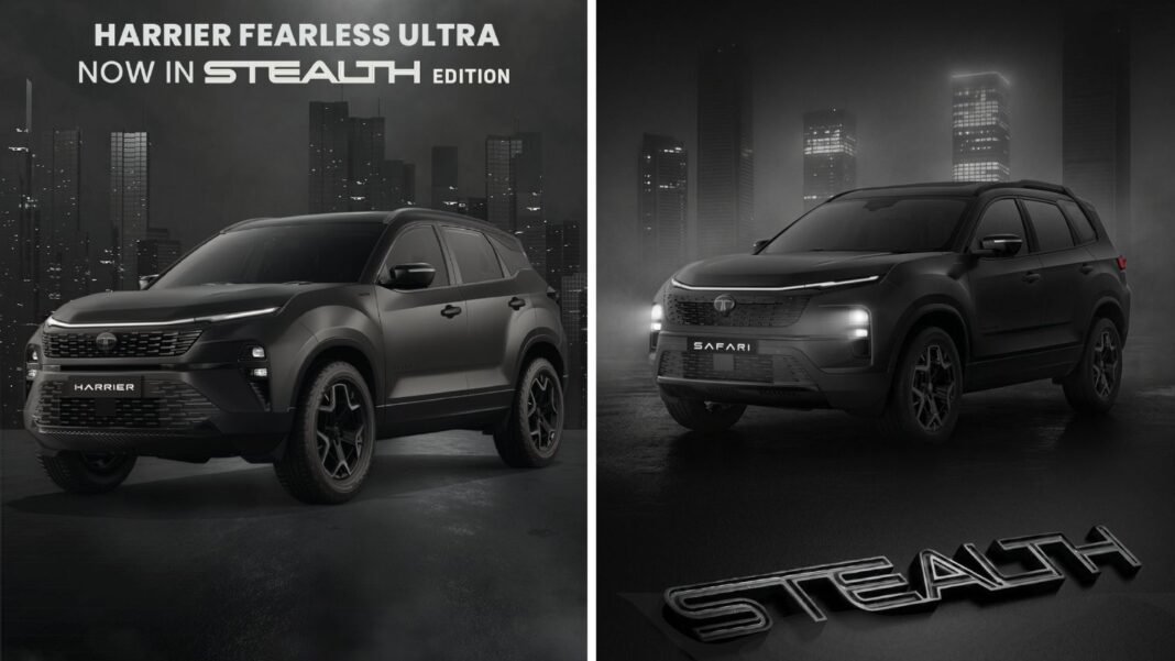 Tata Harrier & Safari Stealth Edition Tata Harrier & Safari Stealth Edition