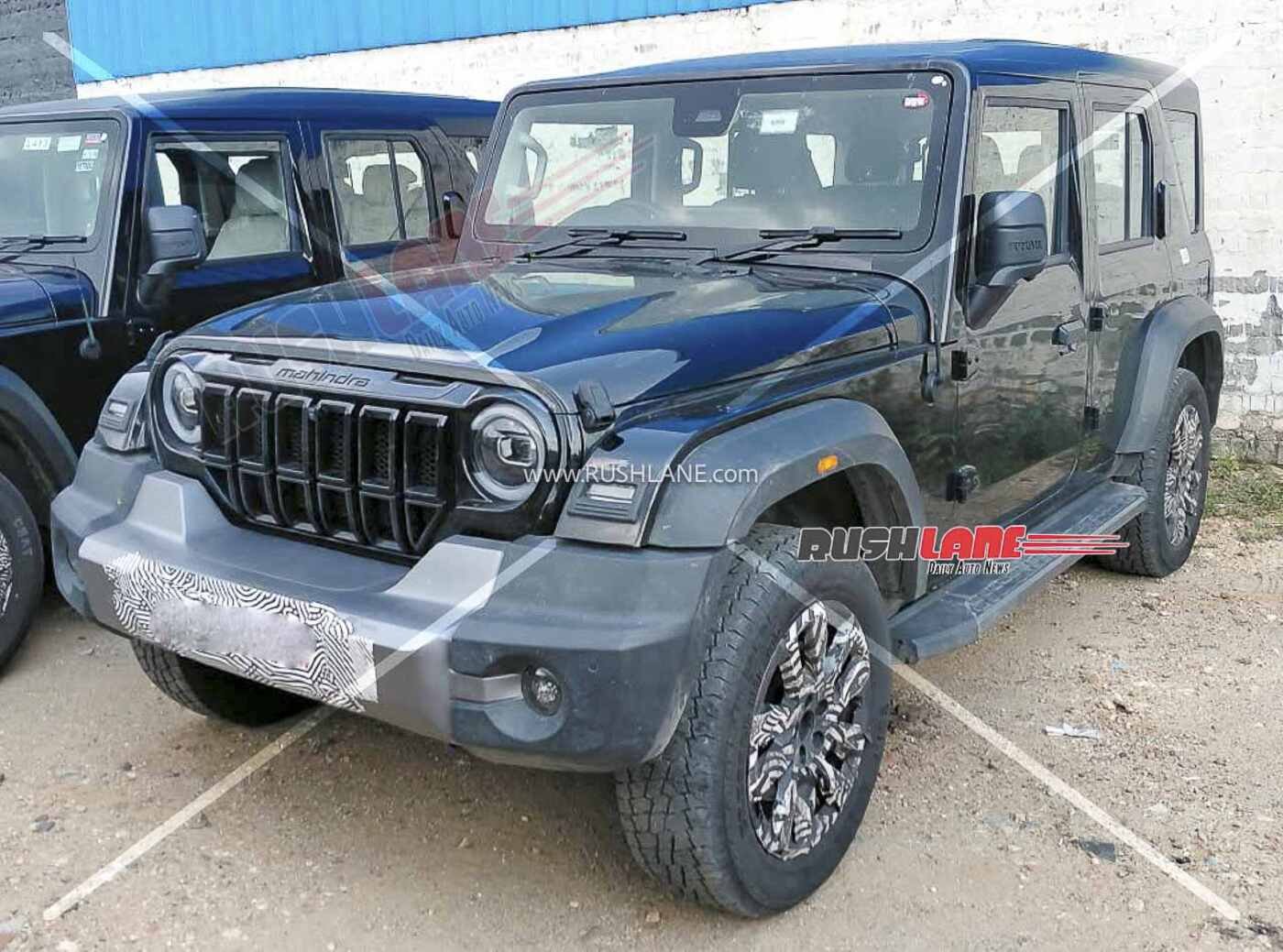 Mahindra Thar Roxx Spied With Thar OG Alloys And DaVinci Suspension